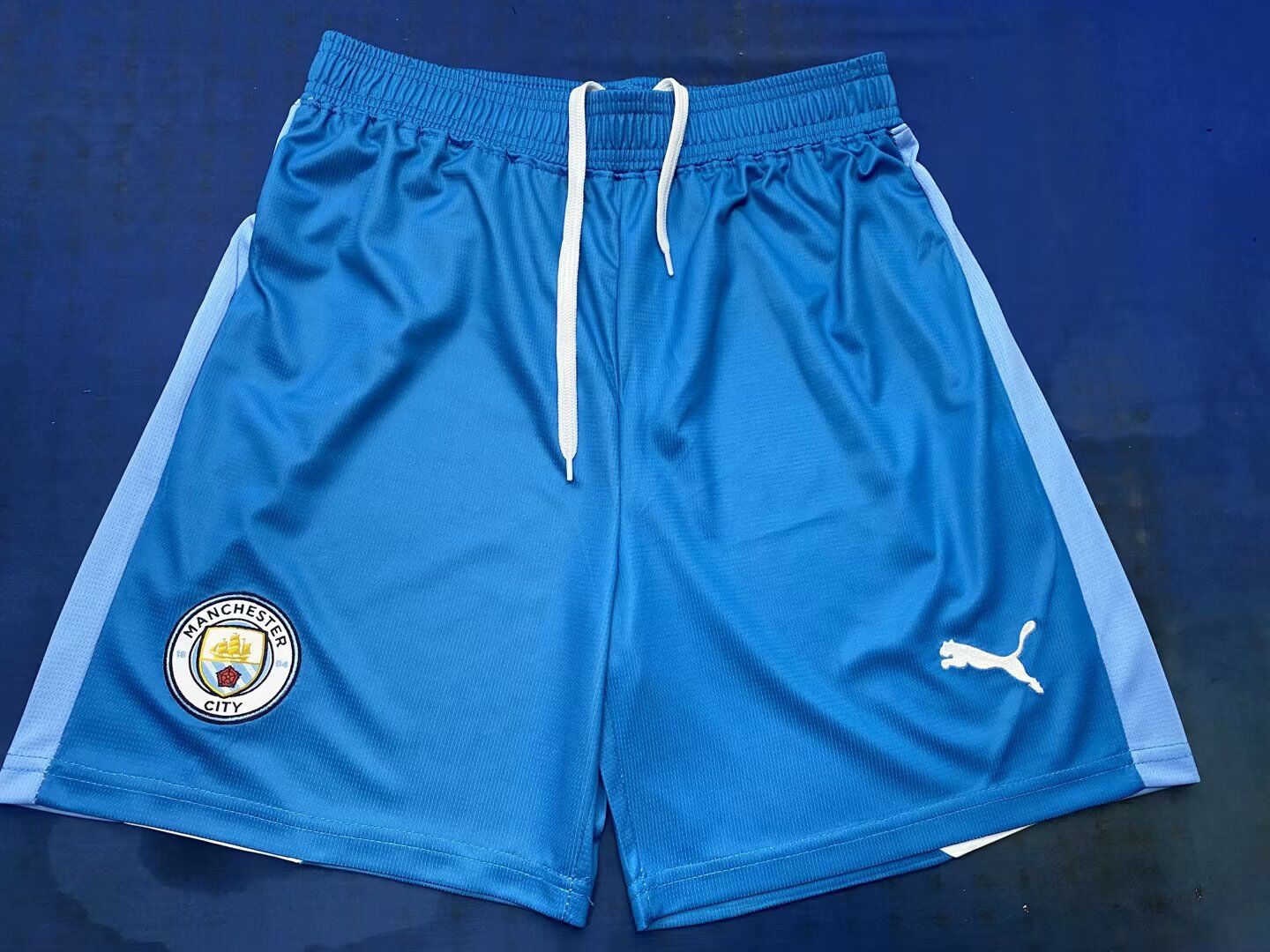 AAA Quality Manchester City 23/24 Blue Soccer Shorts